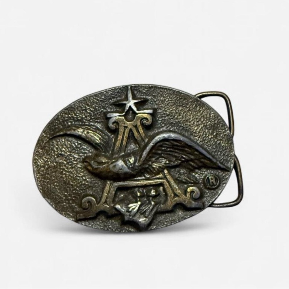 Vintage Oval Eagle Belt Buckle